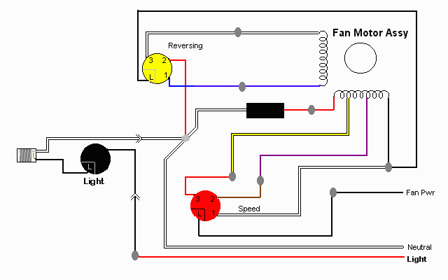 Electric Work Wiring Diagram, Ceiling Fan Switch Wiring Diagram