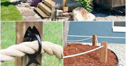 Coastal Nautical Fence Ideas | Rope, Deck, Borders, Fence Caps, Unique