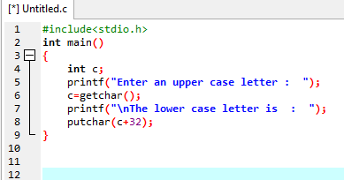Putchar() function in C - Let's Learn Computer Programming