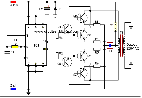 Build a 100 Watt Inverter Circuit Diagram | Super Circuit Diagram