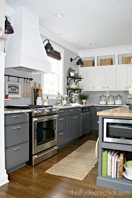 How to extend kitchen cabinets to the ceiling