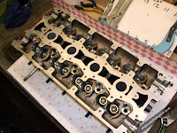 Rover 25 1.4 K series head after being skimmed
