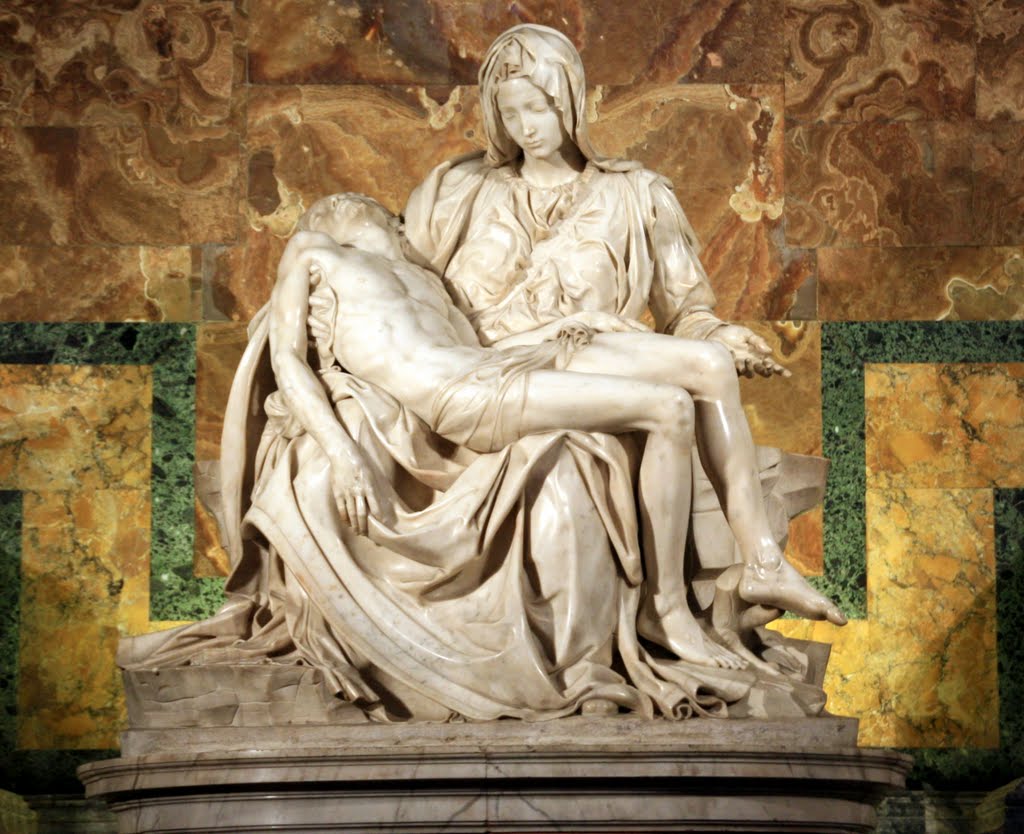 Centro de Estudios Borjanos La Piedad de Miguel Ángel posible retrato de un Borja y de su madre Centro de Estudios Borjanos La Piedad de Miguel Ángel posible retrato de un Borja y de su madre