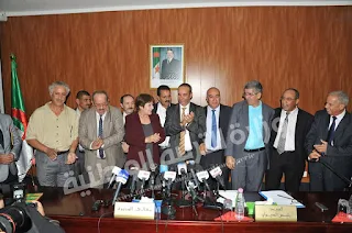 اجتماع وزيرة التربية الوطنية السيدة نورية بن غبريت بنقابات القطاع