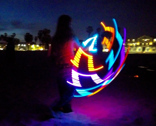 Danielle Harris at the Venice Beach Drum Circle by Omar Cherif — 5 May 2018