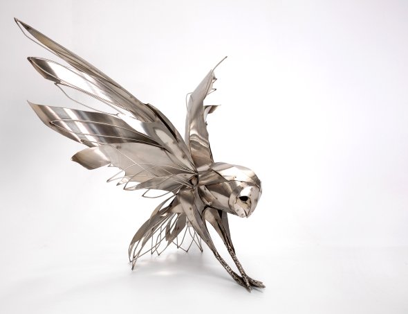 As esculturas de animais metálicos de Georgie Seccull Georgie Seccull arte esculturas metálicas de animais sucata