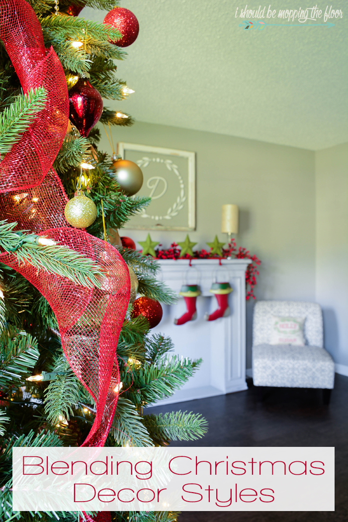 Blending Christmas Decor Styles | Mixing Christmas decorations from years of collections can be tricky. Here's a few tips to make it work seamlessly.
