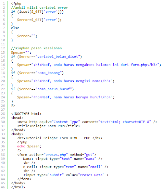 Tutorial belajar dasar PHP : Cara menampilkan,menangkap, dan ...