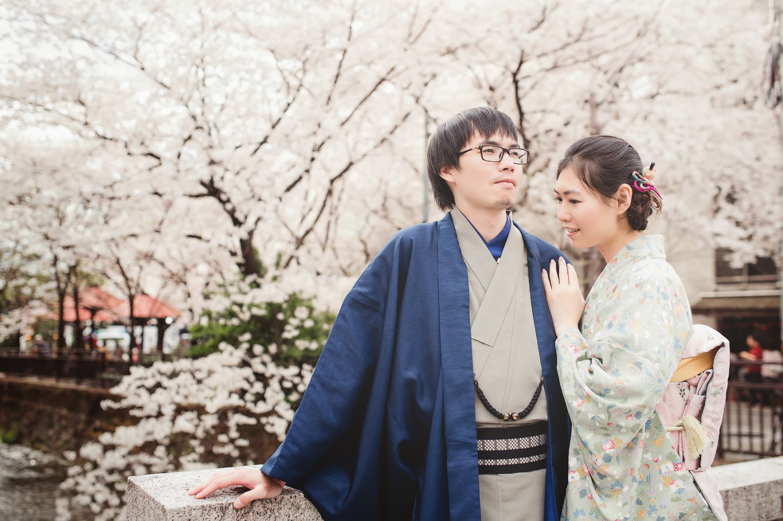 染匠和服體驗京都情侶寫真