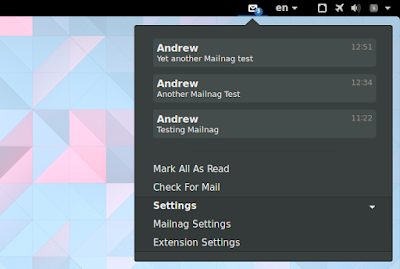 Mailnag email notifier gnome shell Mailnag email notifier gnome shell