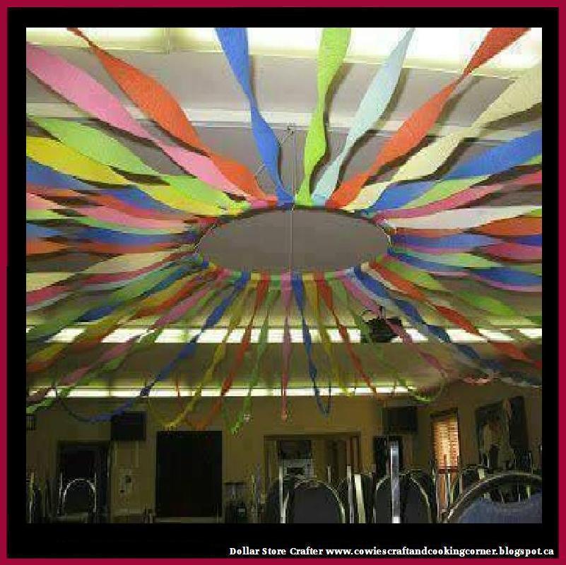 Dollar Store Crafter Use A Dollar Tree Hula Hoop To Hang Streamers