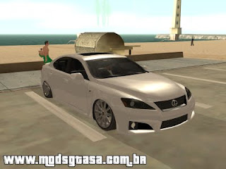 Lexus IS F 2009 Tuning para grand theft auto