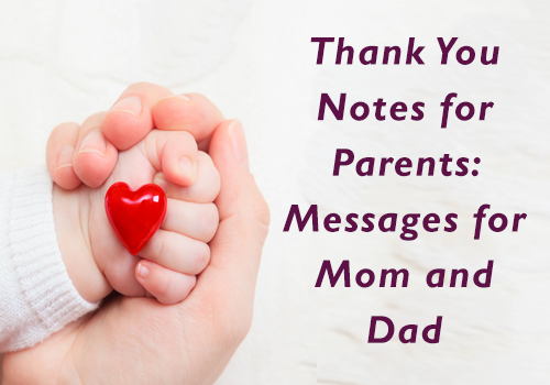 Mom Dad Thank You Notes For Parents Messages For Mom And Dad