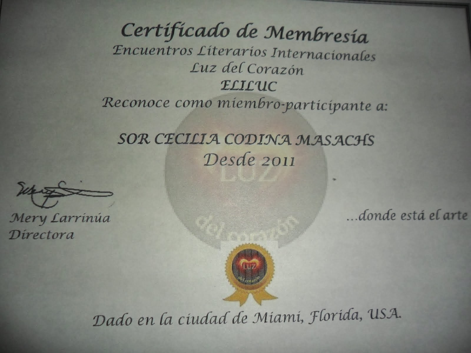 Certificado