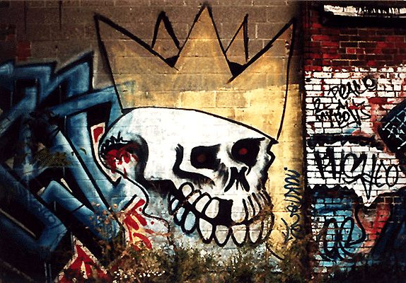 Example Of Skull Graffiti