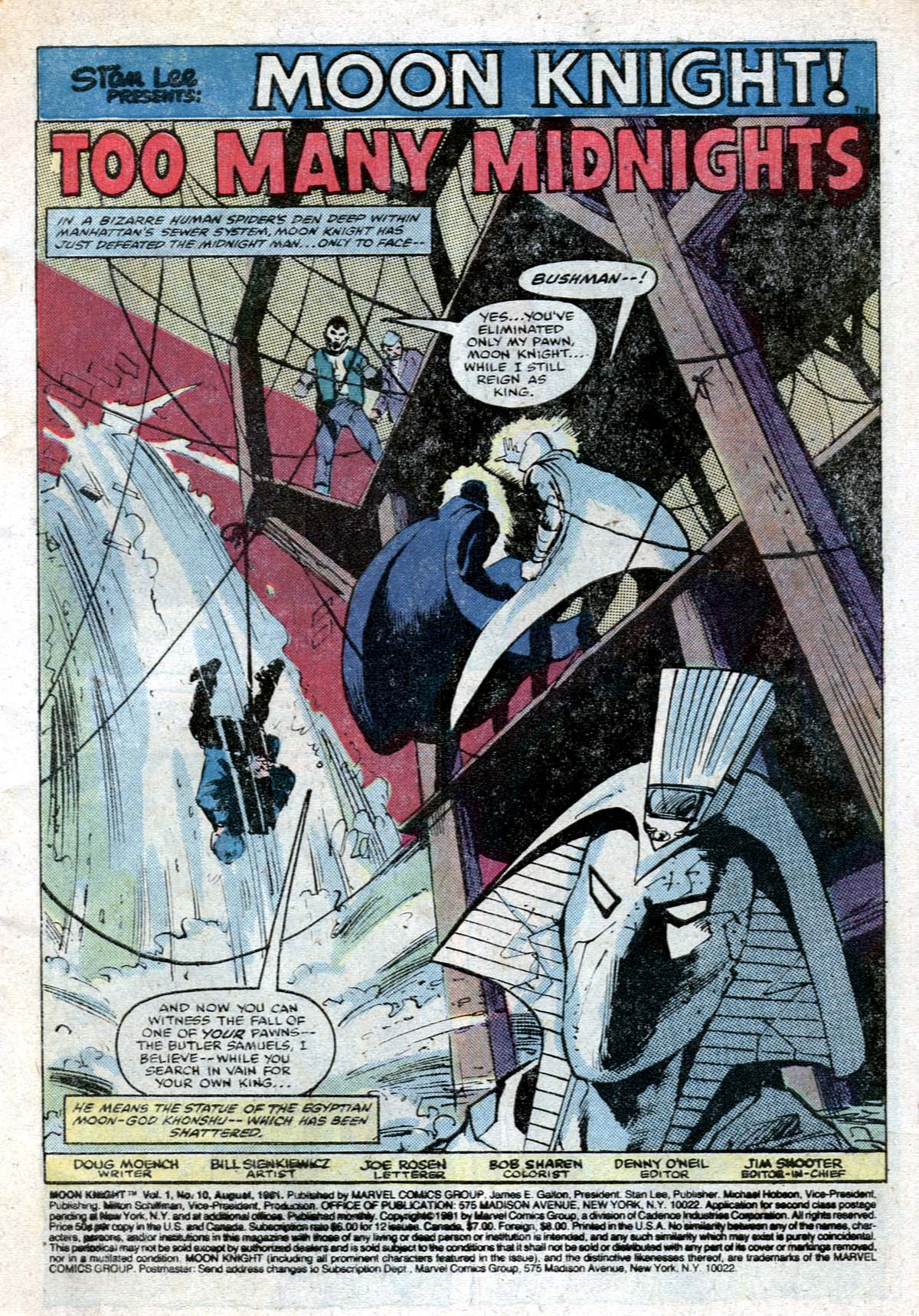 Read online Moon Knight (1980) comic -  Issue #10 - 2