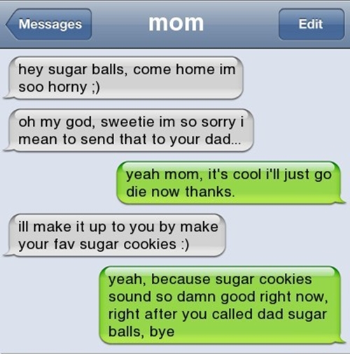 Funny text messages. I am sorry sweetie. Im so sorry text SMS. Regret message.