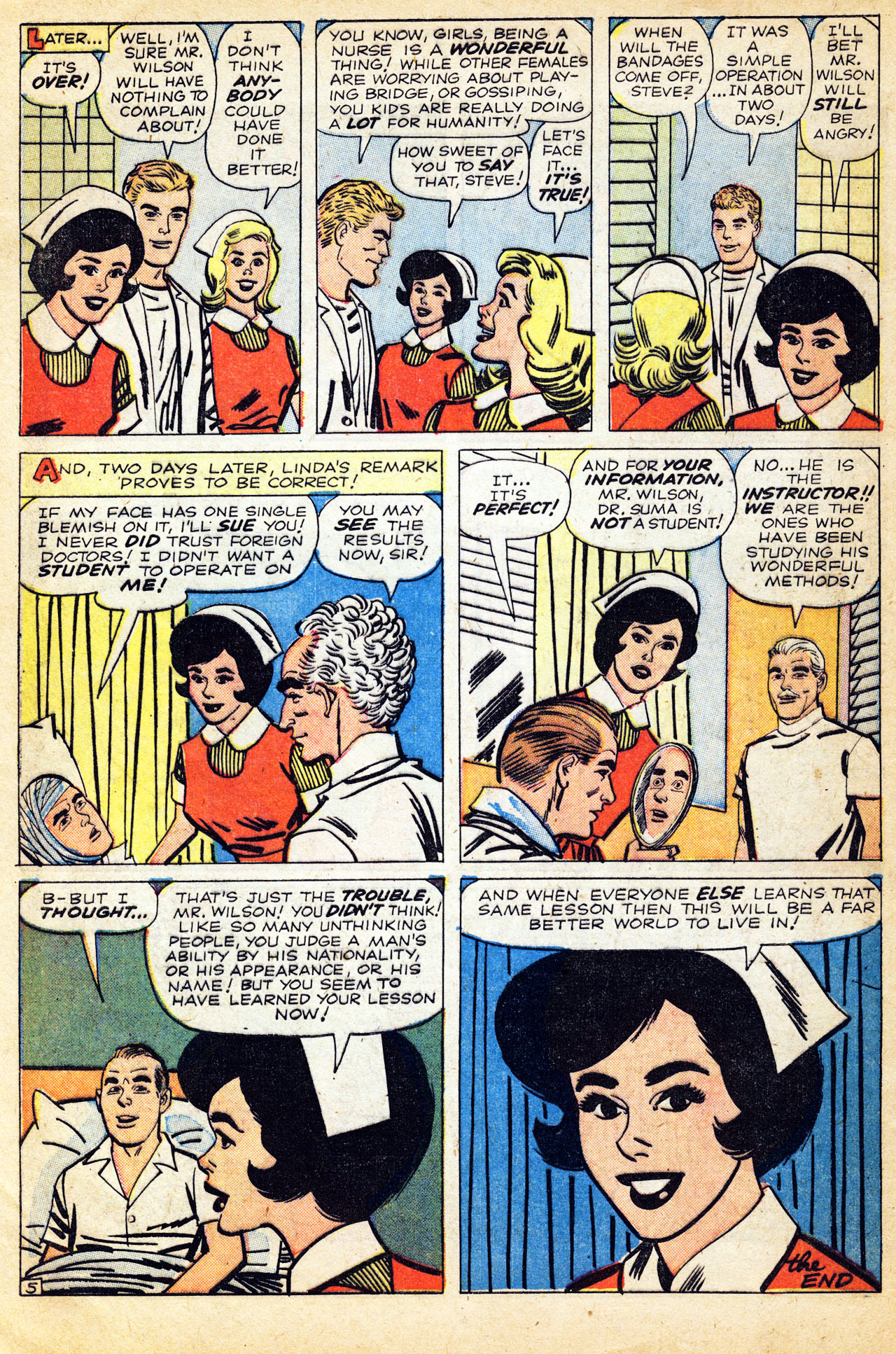 Read online Linda Carter, Student Nurse comic -  Issue #5 - 32