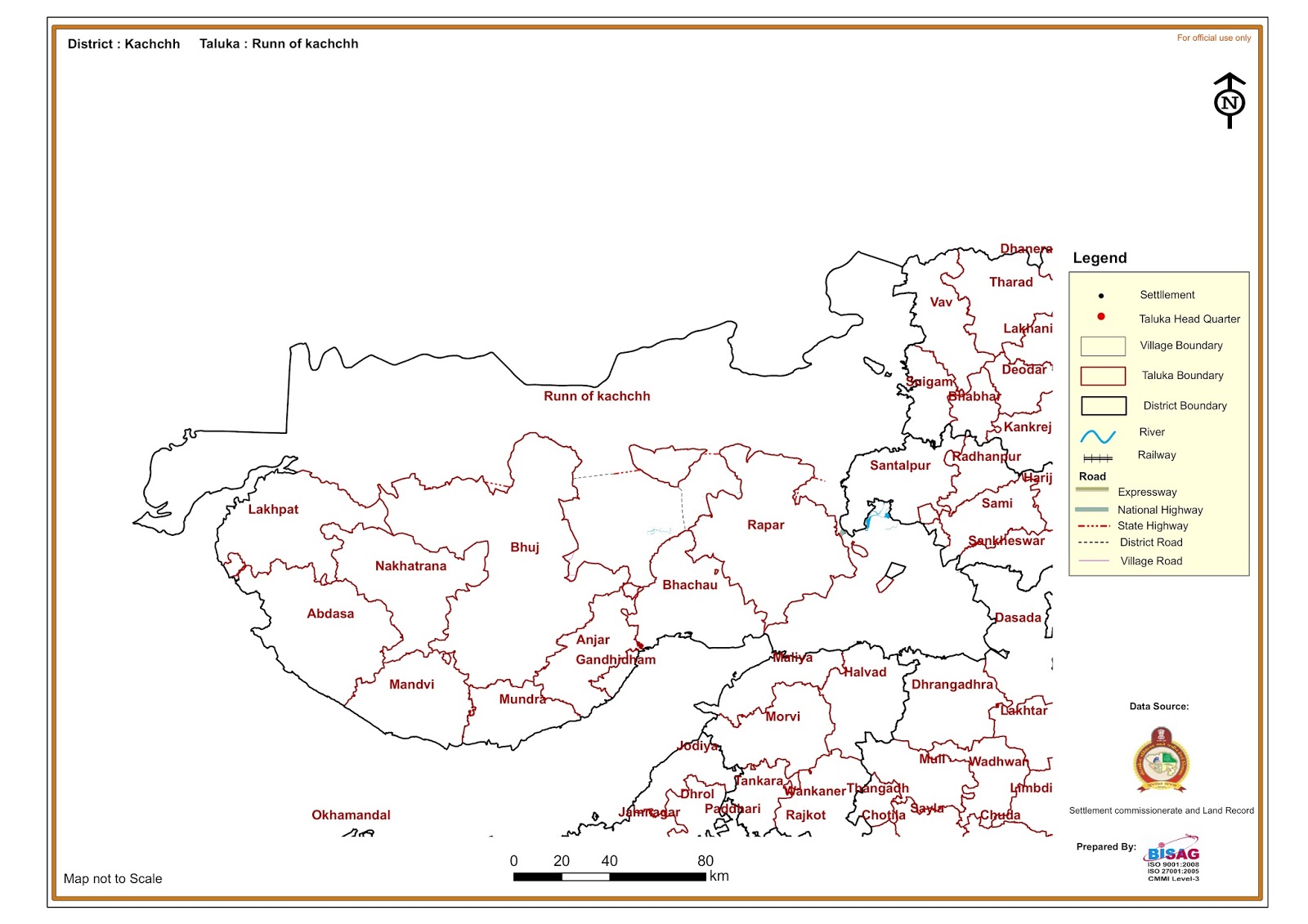Arya Education kachchh Taluka map