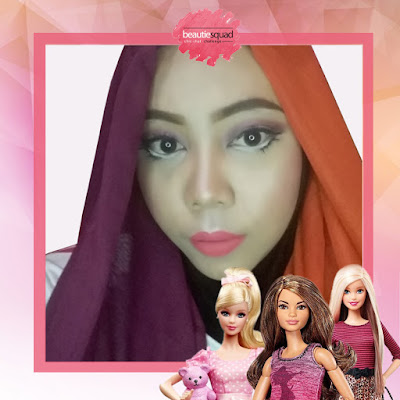 BARBIE MAKEUP LOOK COLLABORATION WITH BEAUTIESQUAD