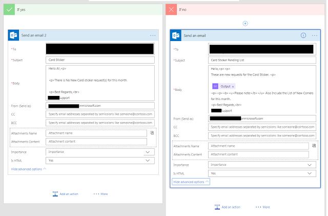 SharePoint Administration: Microsoft Flow | How to send Single mail ...