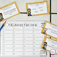 Fall Literacy Task Cards