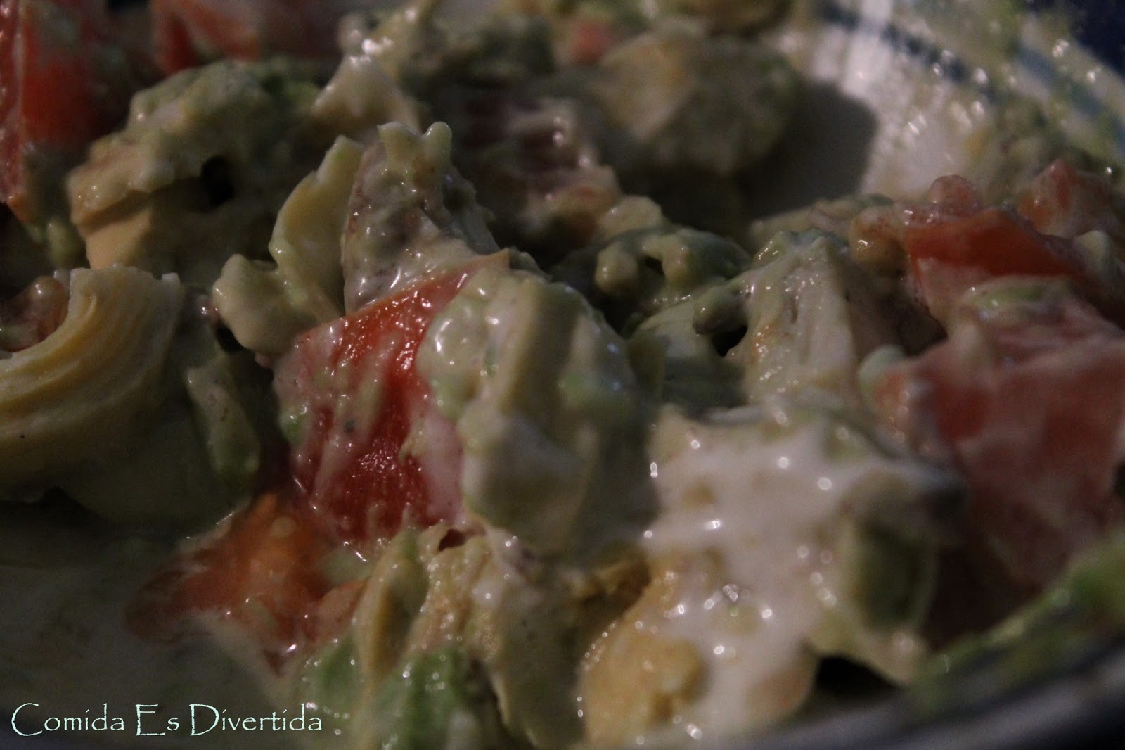 Comida es Divertida ArtichokeAvocado Dip