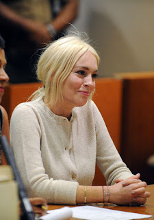 Lindsay Lohan praised by the judge