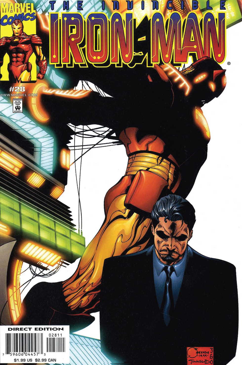 Read online Iron Man (1998) comic -  Issue #28 - 1