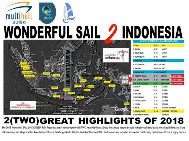Wonderful Sail Indonesia (WSI 2018) Ciptakan Jalur Rali Yacht Terbaik di Dunia Wonderful Sail Indonesia (WSI 2018) Ciptakan Jalur Rali Yacht Terbaik di Dunia