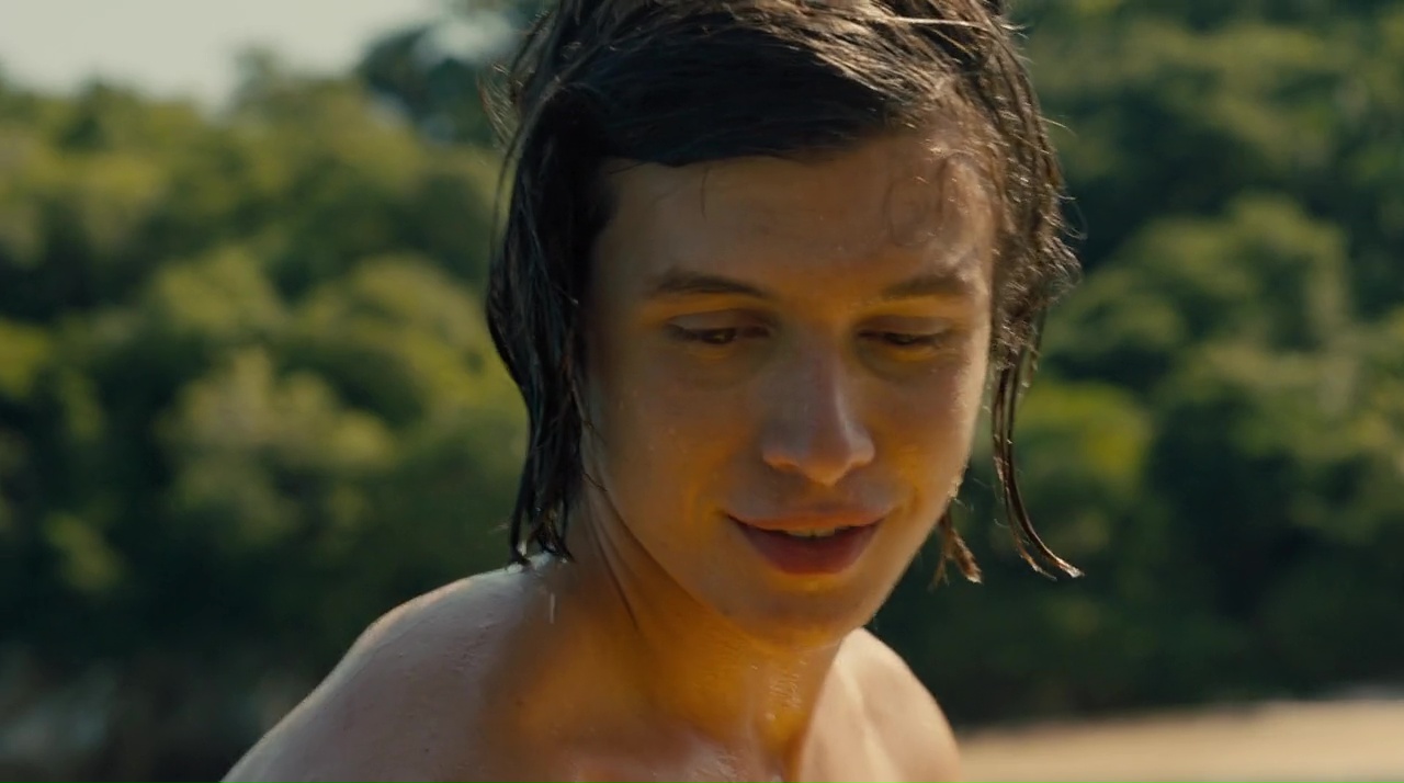 Auscaps Nick Robinson Shirtless In Everything Everything