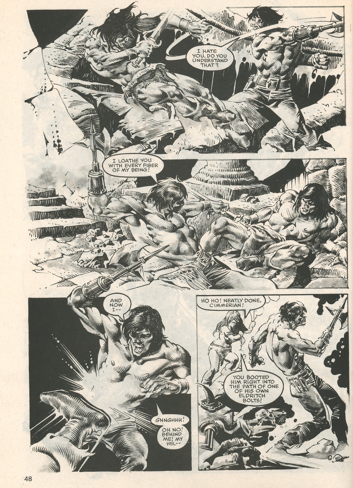Read online The Savage Sword Of Conan comic -  Issue #107 - 48