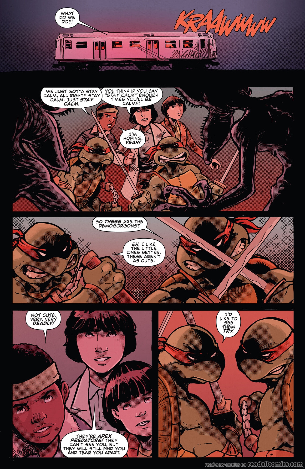 Teenage Mutant Ninja Turtles x Stranger Things chapter 2 page 13