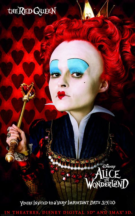 Alice Wonderland Red Queen poster