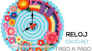 Cómo hacer un reloj tejido al crochet / Paso a paso