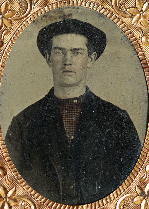 From Maine to Kentucky Wordless Wednesday ~ Unknown Man, Tintype