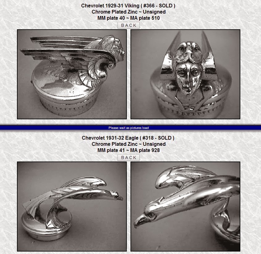 Just A Car Guy hood ornaments that were aftermarket mascots, factory and factory approved, from