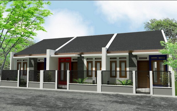 20 Gambar Desain Rumah Impian Kontrakan Minimalis Model 