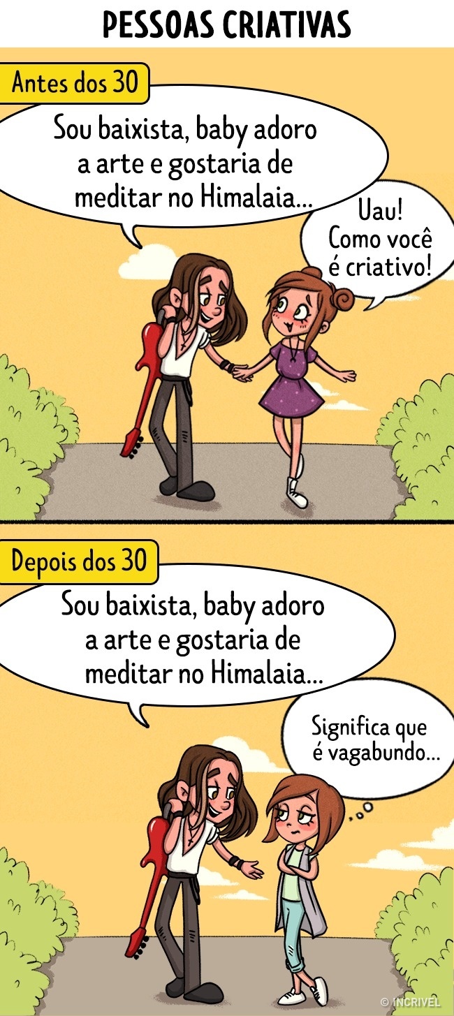 O amor antes e depois dos 30 anos O amor antes e depois dos 30 anos