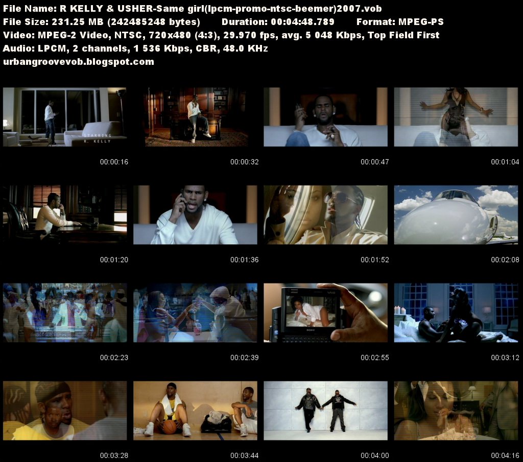 Urban Groove Vob Collection R. Kelly & Usher Same Girl (2007)