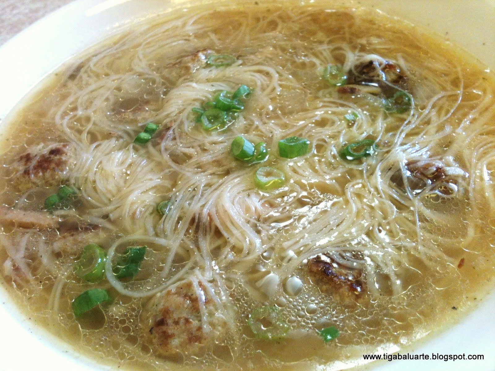 Misua and Meat Balls Soup