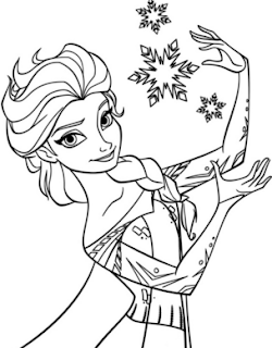 Mewarnai Gambar Animasi Elsa