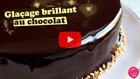 Glacage miroir au chocolat (méthode Bellouet)