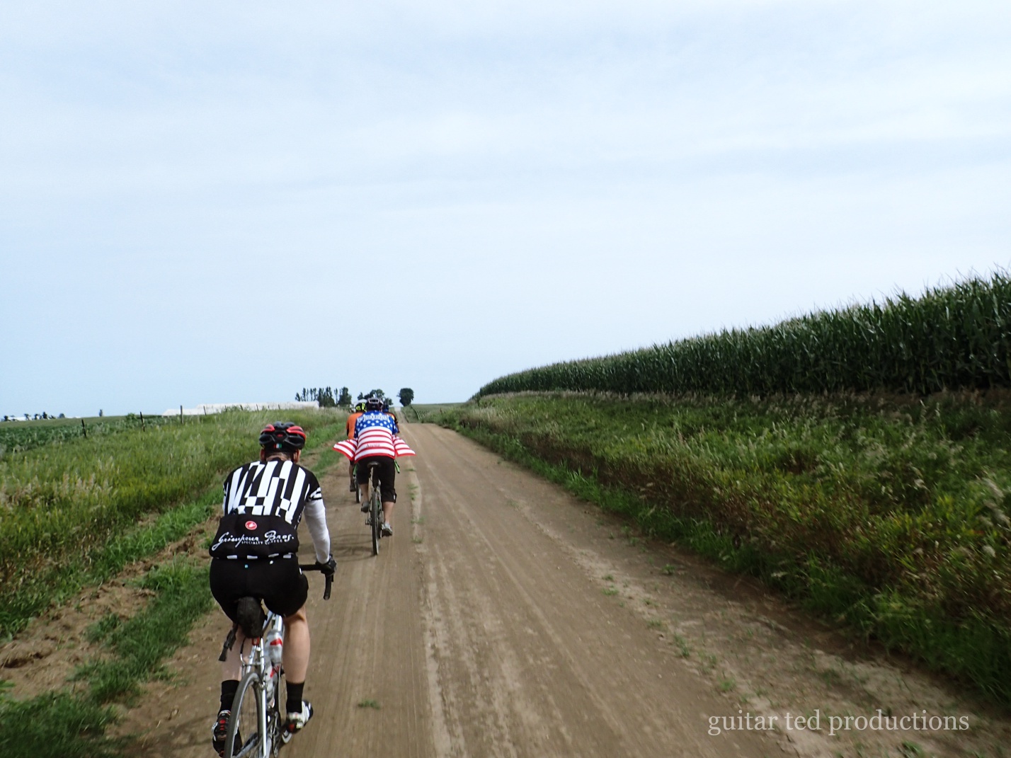 riding on the road