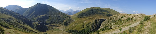 Col de Cluy, vue depuis l'Ancienne Voie Romaine (Oisans)