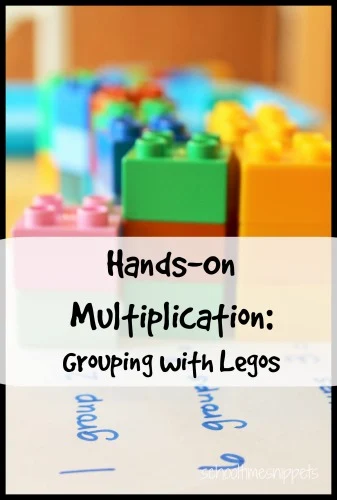 multiplication facts with LEGOs