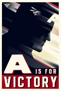Pósters retro del Capitán América