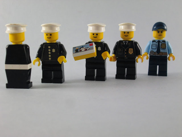 Evolução dos minifigs LEGO Polícias nos últimos 40 anos