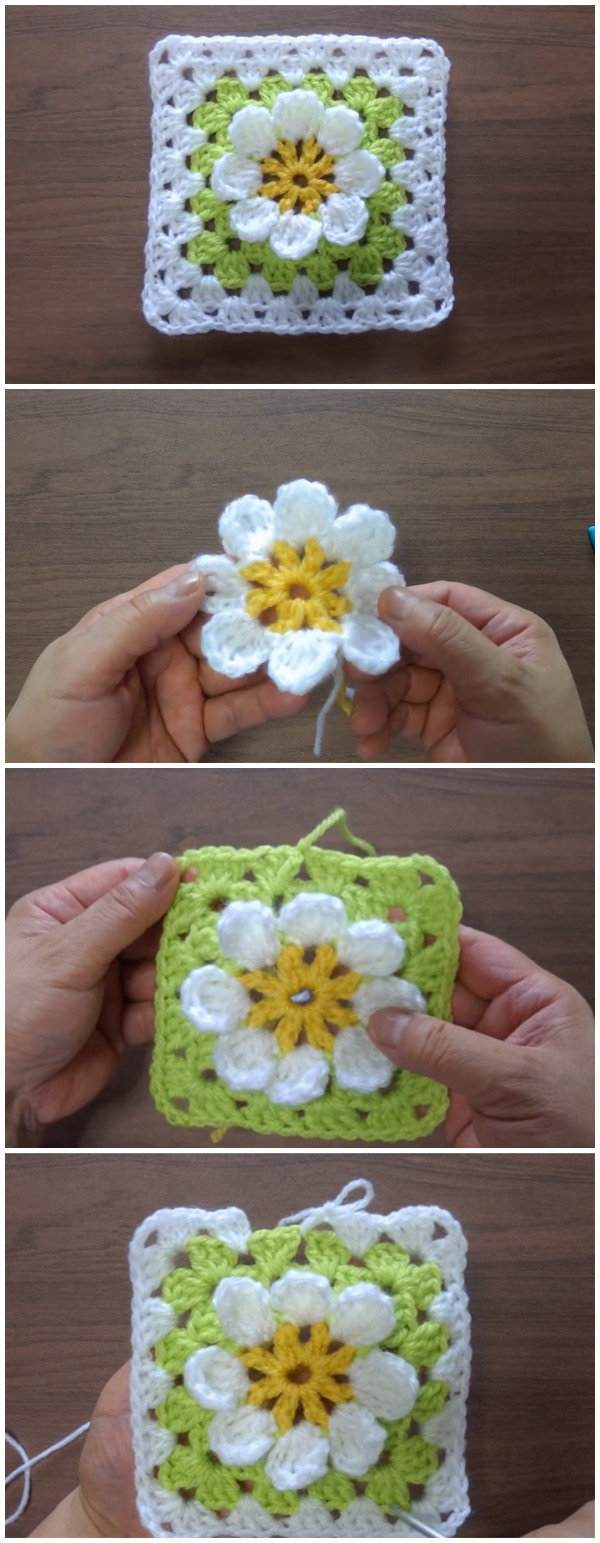 Flower Motif Crochet Tutorial