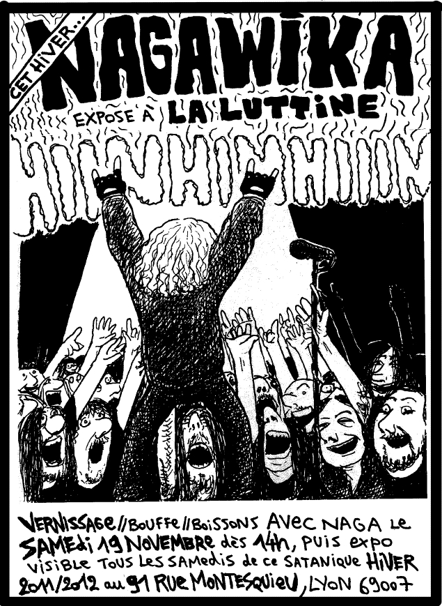 flyer pour l'expo de Lyon